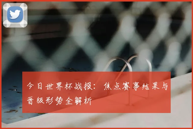 今日世界杯战报：焦点赛事结果与晋级形势全解析