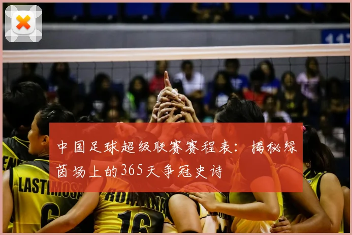 中国足球超级联赛赛程表:揭秘绿茵场上的365天争冠史诗