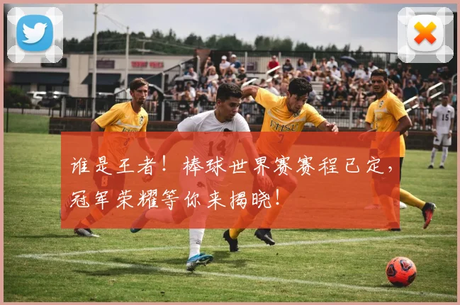谁是王者!棒球世界赛赛程已定,冠军荣耀等你来揭晓!